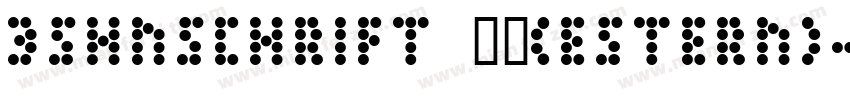 Bshnschrift 普通(estern)字体转换
